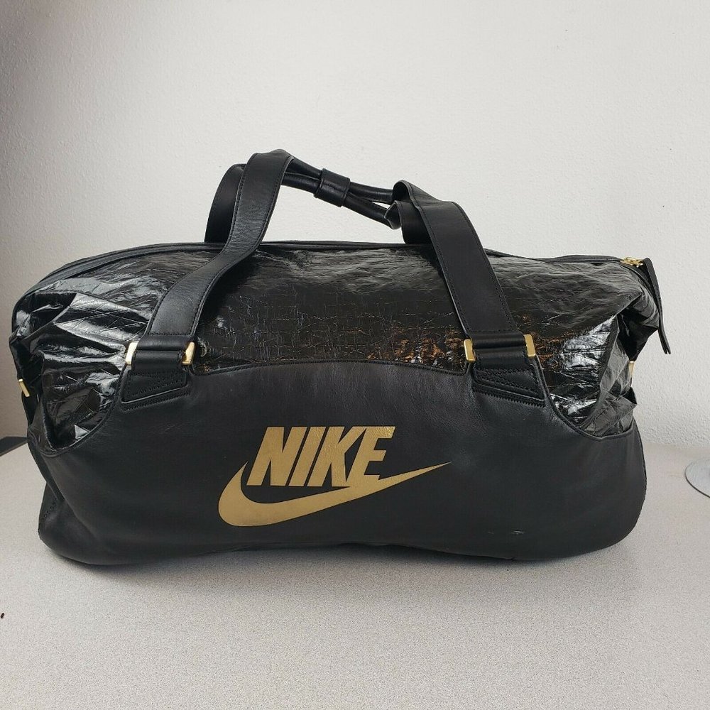 Nike Black and Gold Women's Bag